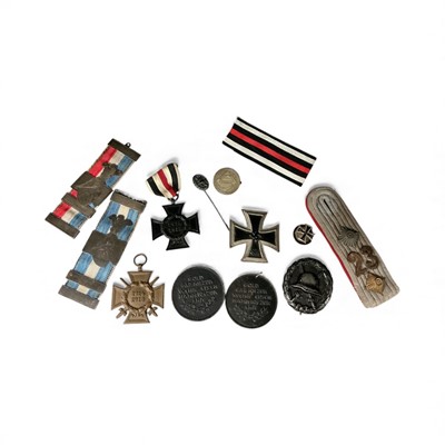 Lot 725 - Imperial German First World War Honour Cross, another similar and other German awards.