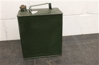 Lot 3827 - Clarks Cities Service petrol / fuel can - in...