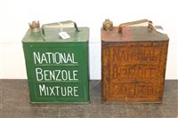 Lot 3832 - National Benzole Co. Ltd. petrol / fuel can,...