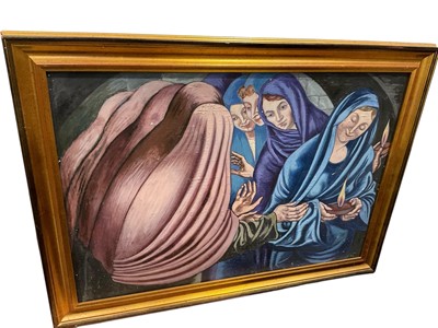 Lot 5258 - Margaret Haythorne (b 1893) oil tempera on panel