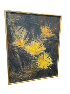 Lot 5293 - English School, mid 20th century oil on canvas, abstracted forms