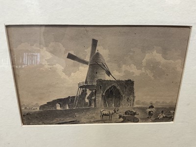 Lot 5262 - Norwich School, 19th century, watercolour - St Benets Abbey