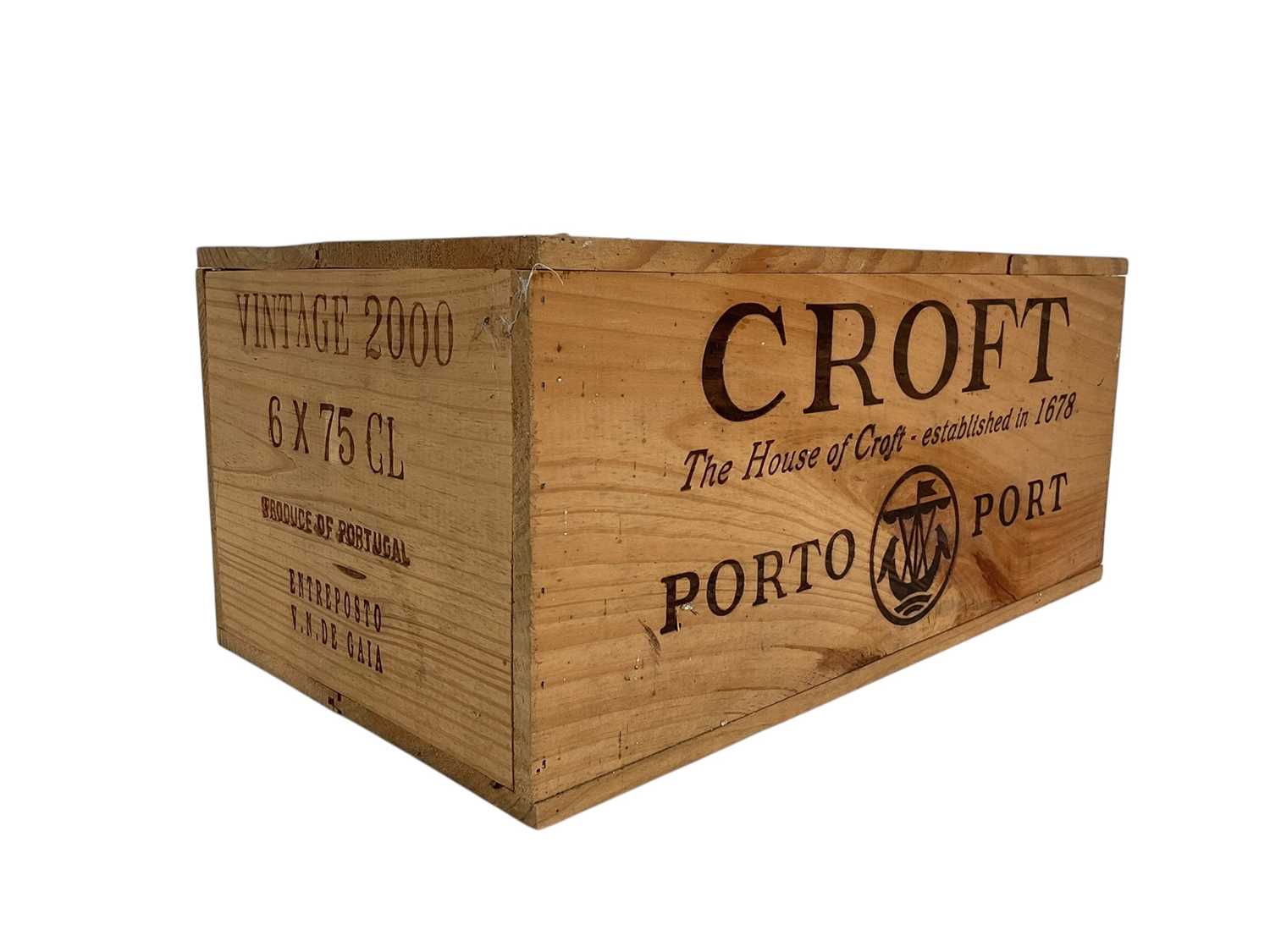 Lot 52 - Six bottles, Croft Vintage Port 2000, sealed box