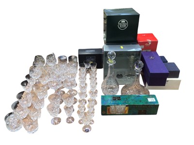 Lot 5077 - Group of cut glass to include Stuart, Thomas Webb and others