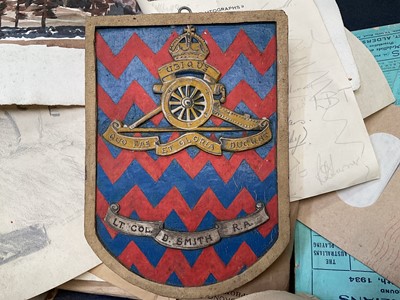 Lot 819 - Good collection of mostly Second World War military ephemera belonging to Lt.Col. D. Smith R.A. The commander of the Garrison at Vacoas, Mauritius 