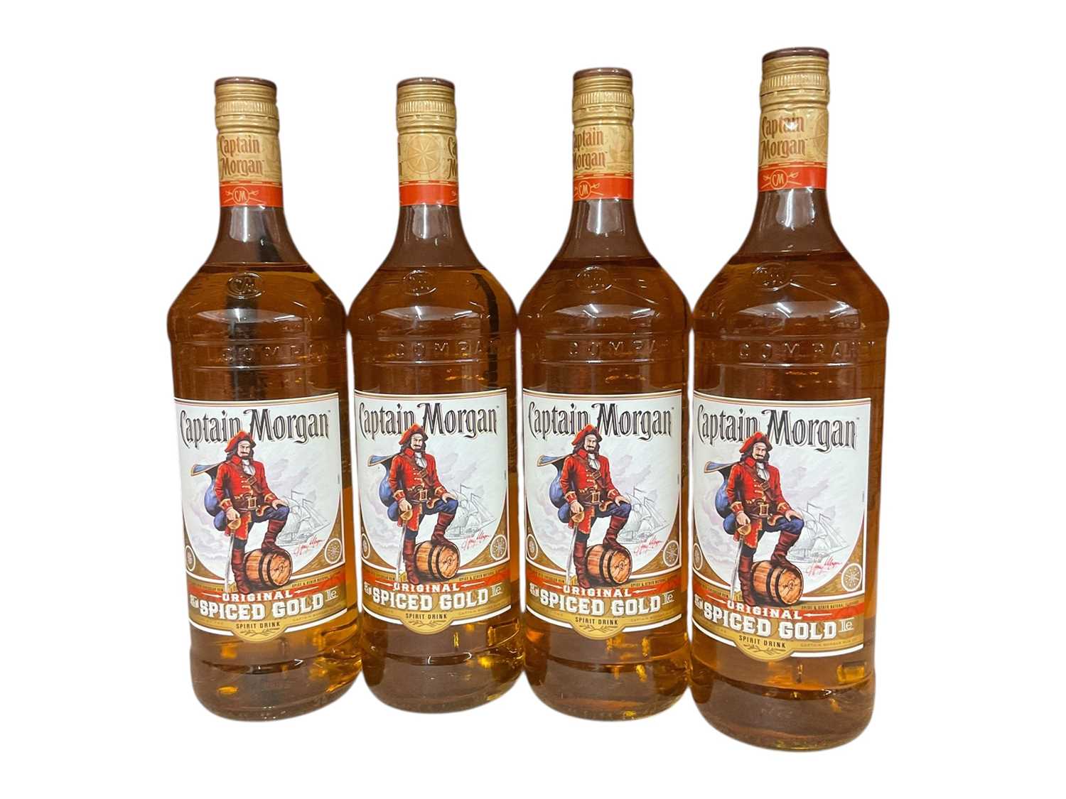 Lot 47 - Four bottles, Captain Morgan Spiced Gold 35% Vol, 1 litre x 4