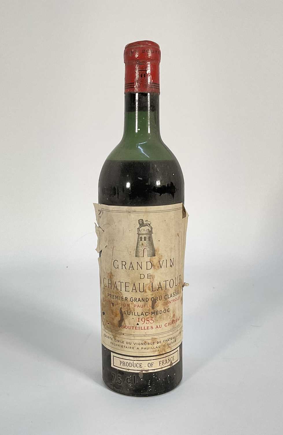 Lot 54 - One bottle, Chateau Latour Premier Grand Cru Classe 1955 Haut-Medoc Bordeaux