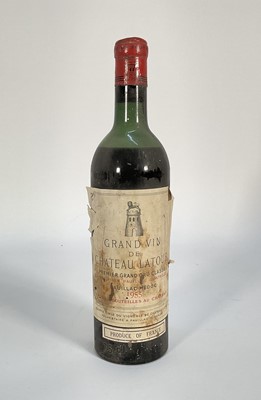 Lot 54 - One bottle, Chateau Latour Premier Grand Cru Classe 1955 Haut-Medoc Bordeaux