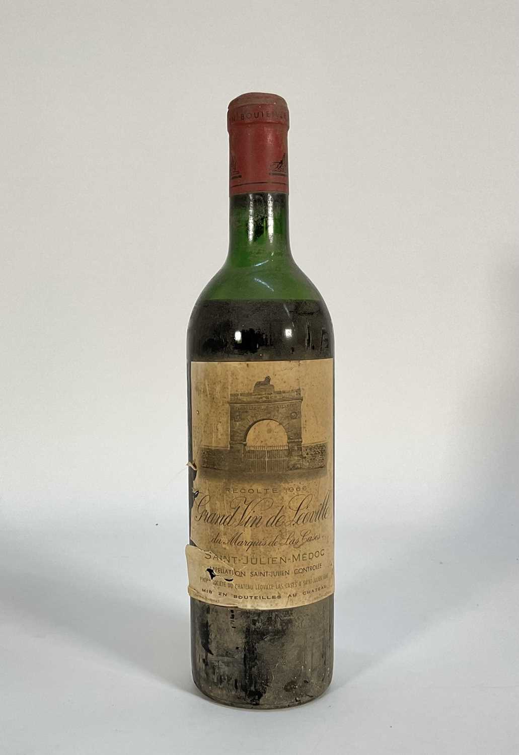 Lot 56 - One bottle Chateau Leoville-Lascases 1966, Grand Vin de Leoville, Deuxieme Cru Classe Saint Julien, Medoc