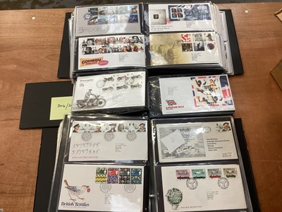 Lot 1119 - Stamps - collection of GB modern First Day covers in 8 albums mostly illustrated with typed address.