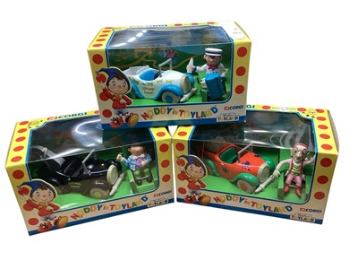 Lot 2050 - Corgi Blyton's Toyland diecast Noddy Collection, in window boxes No.s 69001-69006 (Complete Set) (6)