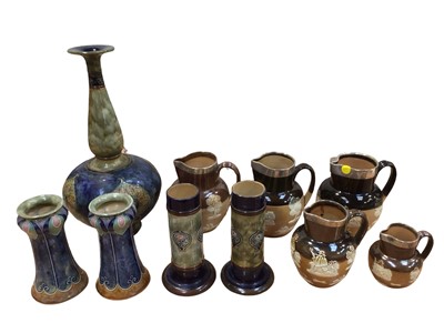 Lot 5023 - Doulton earthen ware pottery