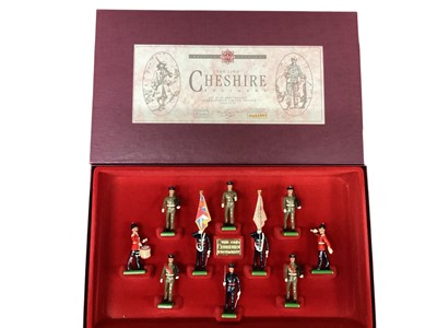 Lot 2063 - Britains diecast Special Limited Edition 6179/7000 Seaforth Highlanders and 22nd Cheshire Regiment 4984/7000, boxed (2)