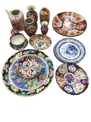 Lot 5037 - Group of Imari ceramics to include dishes, vases and others