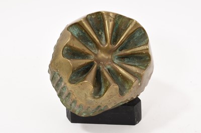 Lot 813 - Neil Willis (1932-2011) bronze with green patina, Whirl, executed circa 1960