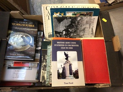 Lot 761 - Six boxes of predominantly Essex related books