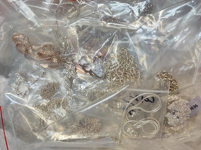 Lot 130 - Group of various contemporary silver and white metal chains