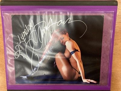 Lot 1177 - Erotic postcards albums of glamour model photographs etc