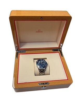 Lot 241 - Omega Seamaster Professional stainless steel automatic wristwatch, boxed with guarantee cards.