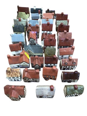 Lot 5057 - Collection of Mudlen End Pottery cottages