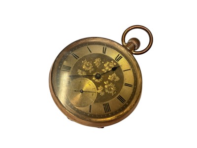 Lot 146 - Swiss 14ct gold cased pocket watch