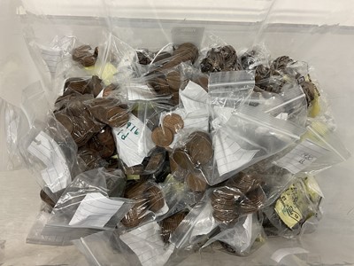 Lot 487 - G.B. - Mixed bronze coinage taken from circulation (N.B. Estimated weight 25-30 kilos) (Qty)