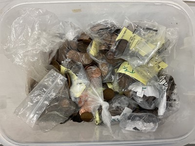 Lot 488 - G.B. - Mixed bronze coinage taken from circulation (N.B. estimated weight 20-25 kilos) (qty)