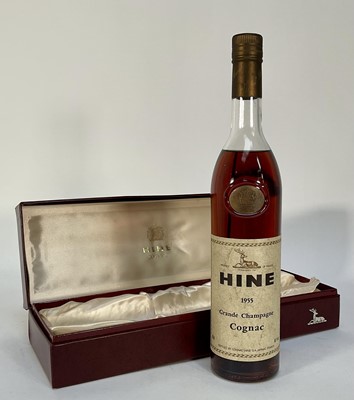 Lot 13 - One bottle, Hine Grande Champagne Cognac 1955, 70cl., 45%, in presentation box