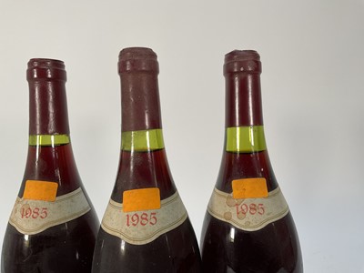 Lot 15 - Three bottles, Chambolle Musigny 1985