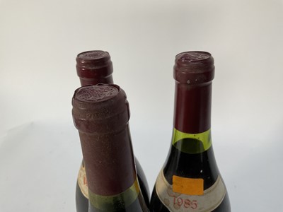 Lot 15 - Three bottles, Chambolle Musigny 1985