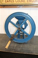 Lot 3865 - R. Hunt & Co. table grinding mill in blue livery