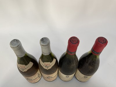 Lot 19 - Nine bottles of wine including: Chablis Grand Cru 1988, Musigny 1986, Clos de L'Oratoire des Papes 2008, Chateau de Riviere Chinon 1987, half bottle of Chateau Bourgneuf 1959 and others