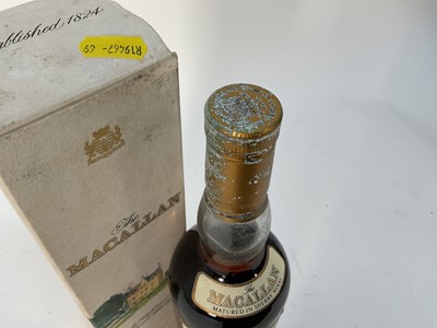 Lot 31 - One bottle, The Macallan Single Malt Highland Scotch Whisky, 10 year old, 40%., 75cl., in original card box