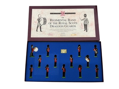 Lot 2092 - Britains Ceremonial Collection diecast sets including All the Queens Men No.00093, Band of the Life Guards No.00157, Scots Guards Colour Party & Sentry Box No.00091, Band of the Life Guards...