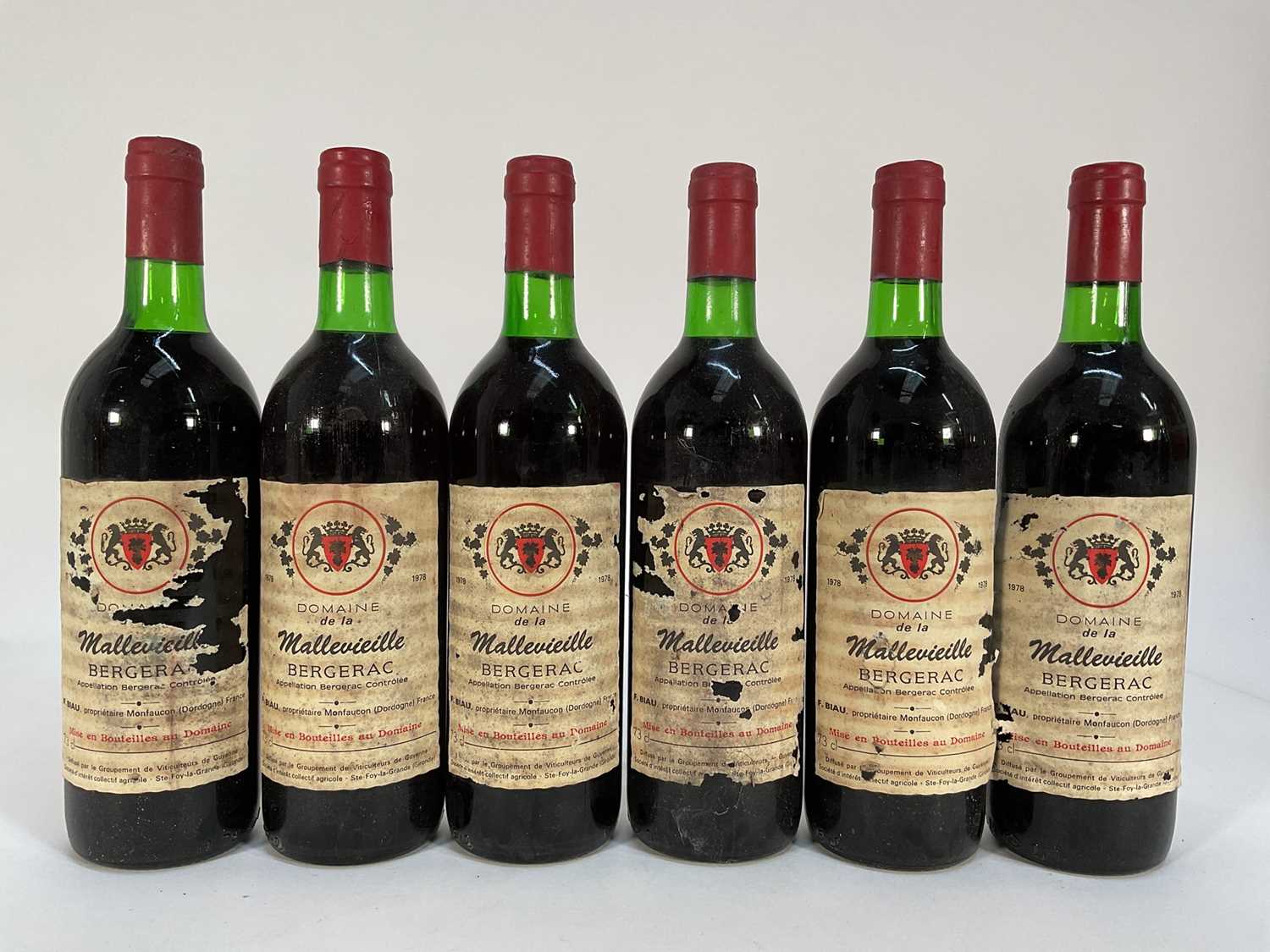 Lot 70 - Twelve Bottles, Domaine de la Mallevieille Bergerac 1978