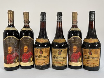 Lot 72 - Twelve bottles, Italian reds, 1970s and 1980s vintages