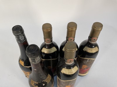 Lot 72 - Twelve bottles, Italian reds, 1970s and 1980s vintages