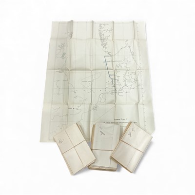 Lot 795 - The Battle of Jutland 1916. Complete set of 18 maps, and some duplicates showing the detailed movements of the British and German fleets