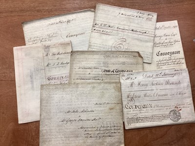 Lot 1244 - Collection of 19th century indentures