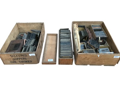Lot 3042 - Good collection of antique glass Magic lantern slides
