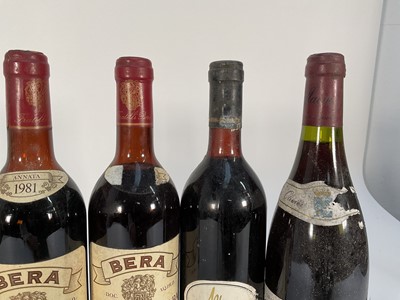 Lot 74 - Twelve bottles, mixed reds, French and Italian