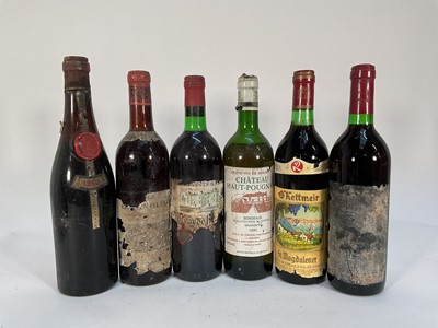 Lot 74 - Twelve bottles, mixed reds, French and Italian