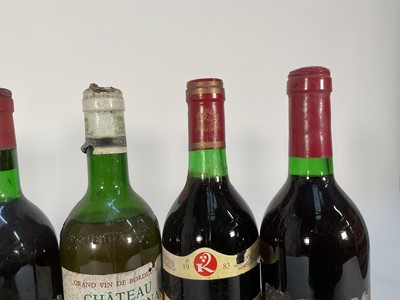 Lot 74 - Twelve bottles, mixed reds, French and Italian