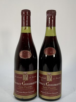 Lot 75 - Two bottles, Gevrey Chambertin Clos Prieur 1983