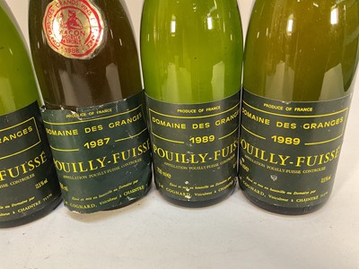 Lot 78 - Twenty bottles, mixed French and Italian whites including Domaine des Granges Pouilly Fuisse 1989, Oliver Leflaive Bourgogne 1993 and others
