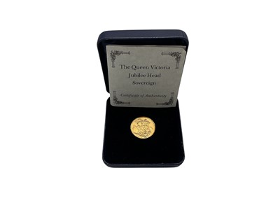 Lot 480 - G.B. - Gold Sovereign Victoria JH 1888 AVF (N.B. Cased with Certificate of Authenticity) (1 coin)