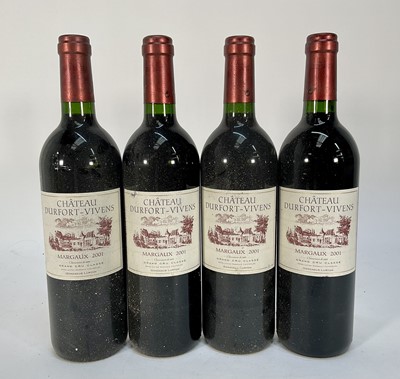Lot 81 - Four bottles, Chateau Durfort-Vivens Margaux 2001
