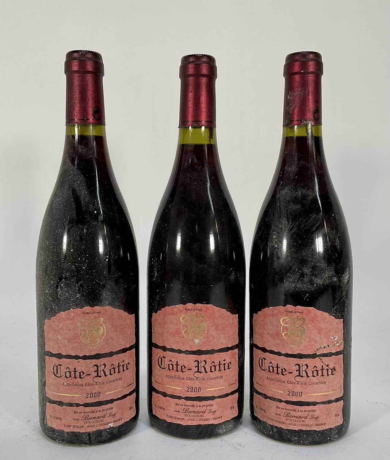 Lot 83 - Three bottles, Cote-Rotie 2000