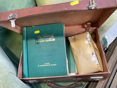 Lot 5196 - Collection of old stamps in two albums and loose stamps