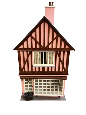 Lot 1945 - Dolls house three storey Bakery with living accomodation above plus accessories and furnishings.